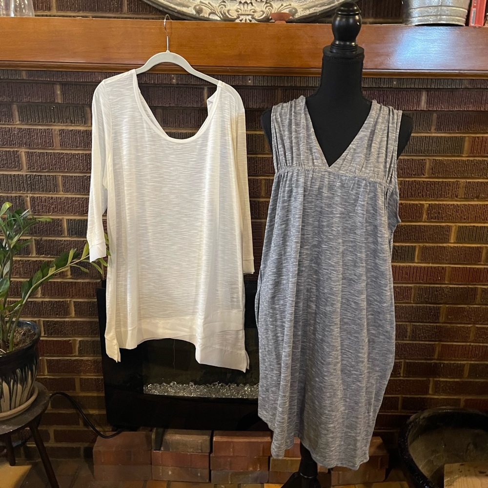 Simply Noelle dress & top 2 pieces 1 price
